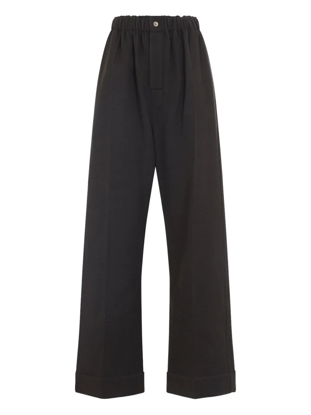 Прямые брюки с манжетами и эластичным поясом Carven, черный
Прямые брюки с манжетами и эластичным поясом Carven, черный