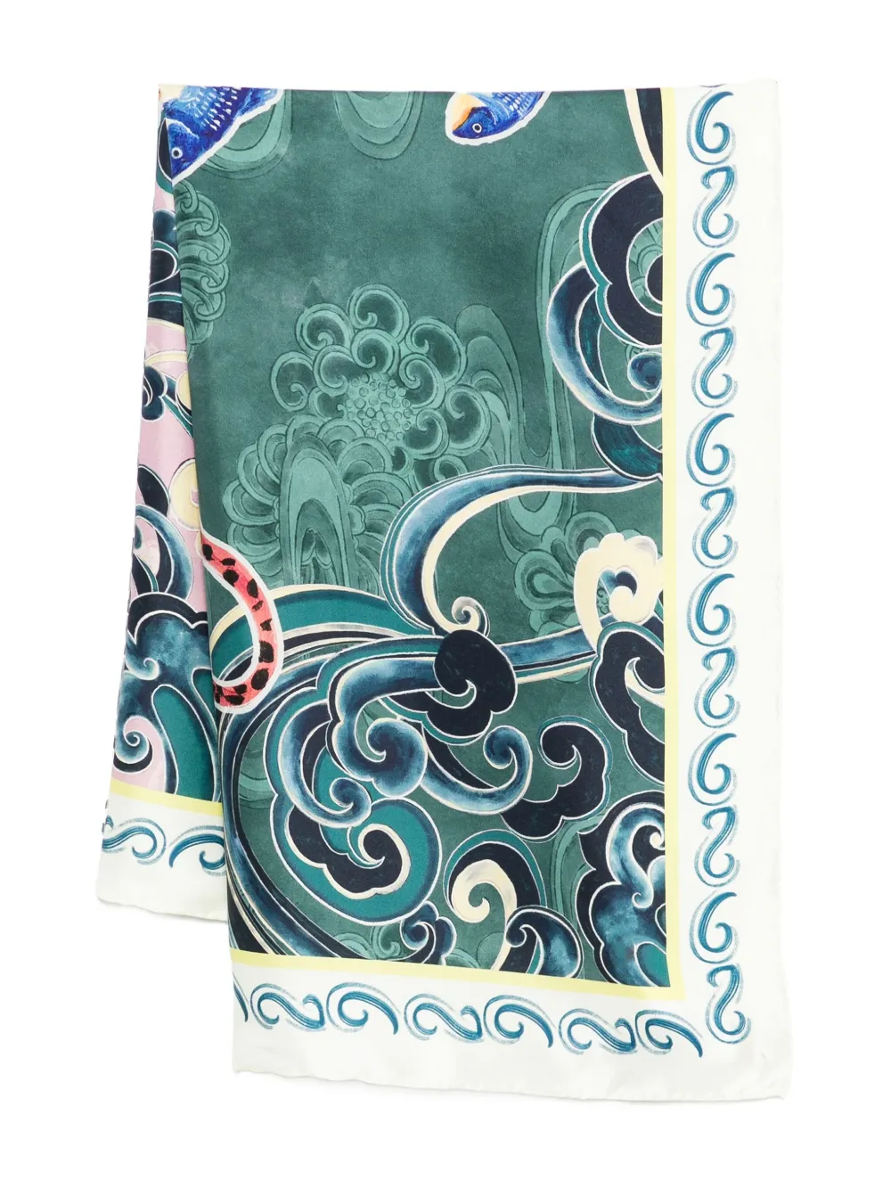 Шелковый платок с цветочным принтом ALEMAIS, нейтральный
Шелковый платок с цветочным принтом ALEMAIS, нейтральный