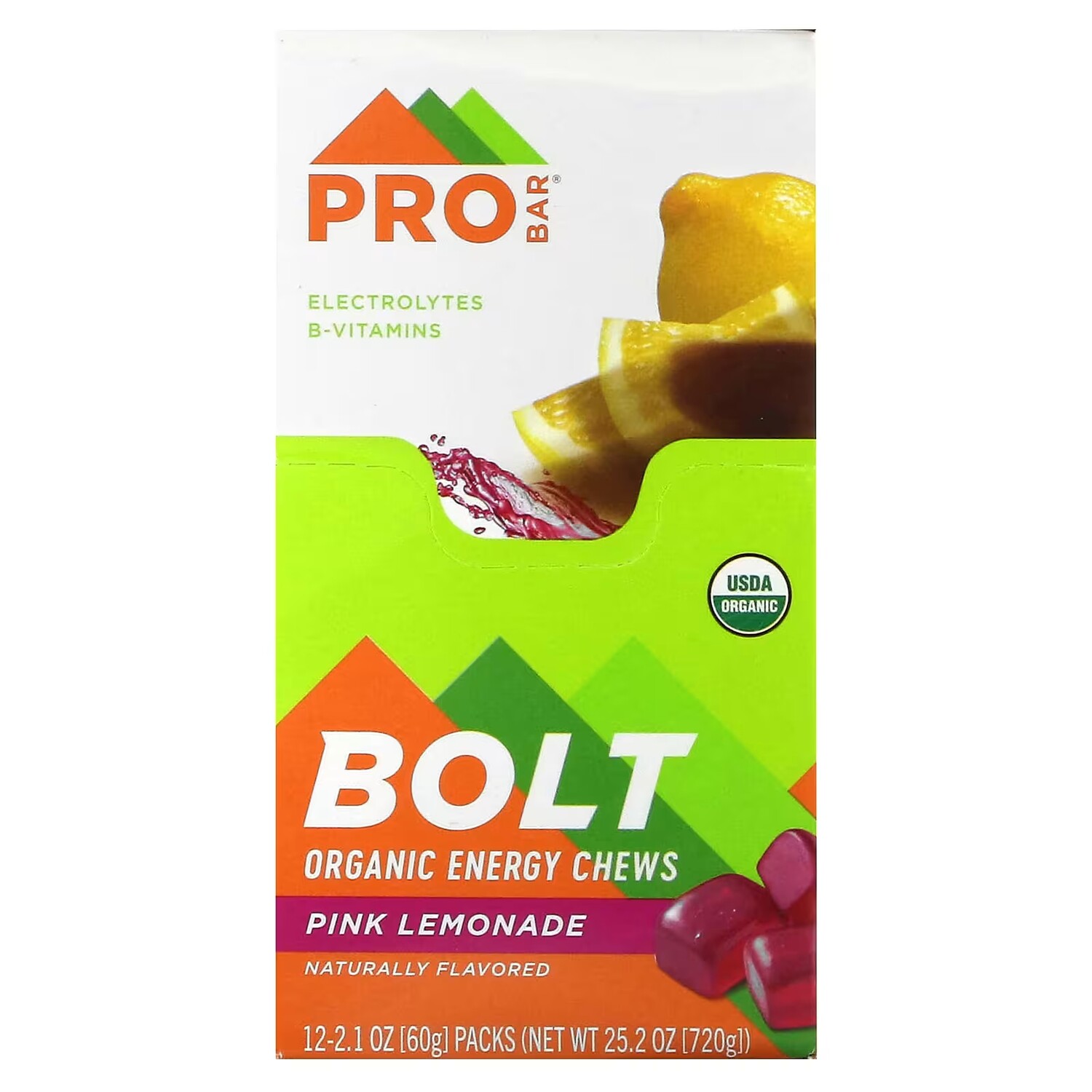 Добавка ProBar Bolt Organic Energy со вкусом лимонада, 12 пакетиков по 60 г
Добавка ProBar Bolt Organic Energy со вкусом лимонада, 12 пакетиков по 60 г