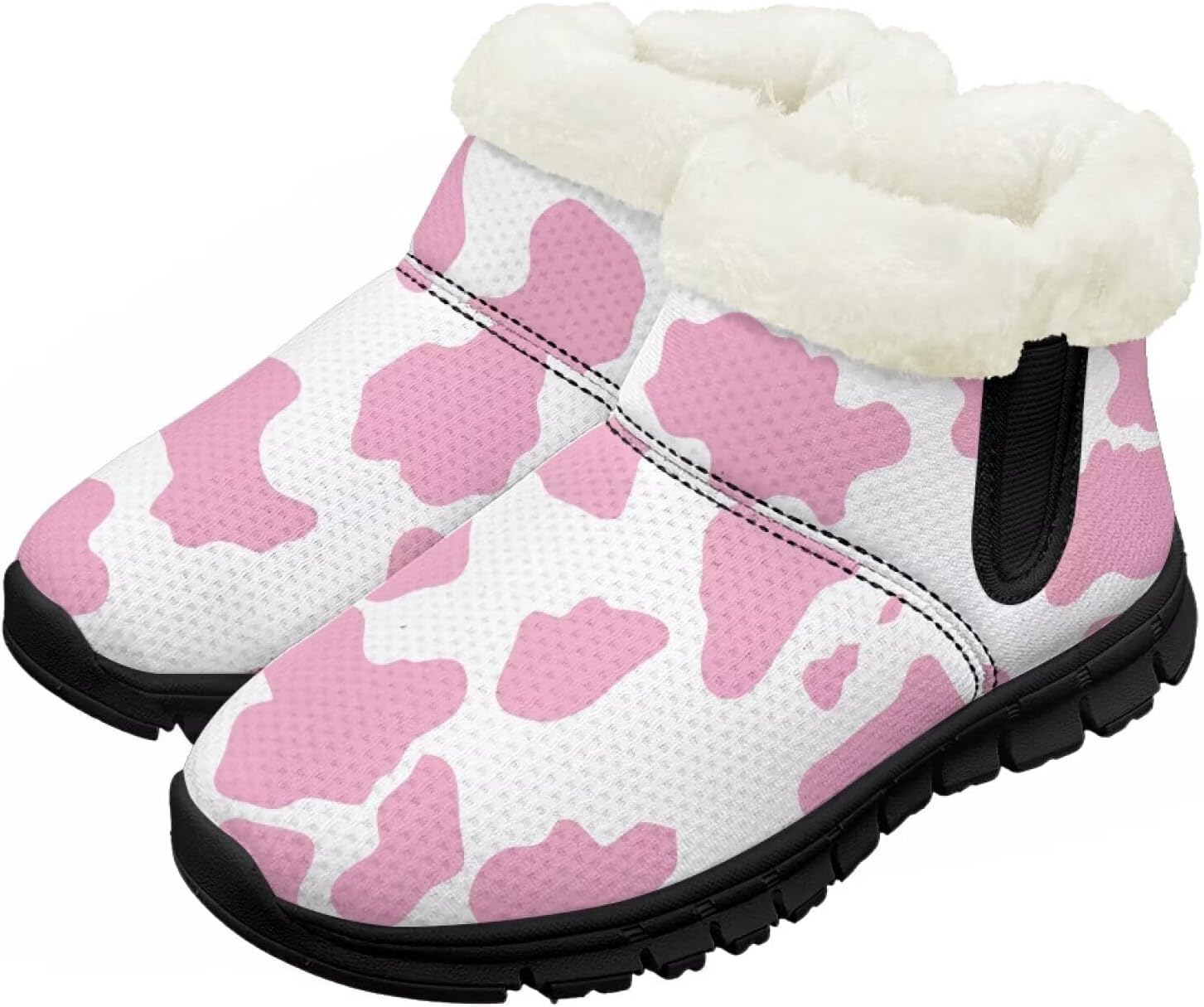 Зимние ботинки для девочек и мальчиков, ботильоны для детей, теплые с мехом, противоскользящие Pzuqiu, Pink Cow Print
Зимние ботинки для девочек и мальчиков, ботильоны для детей, теплые с мехом, противоскользящие Pzuqiu, Pink Cow Print