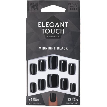 Элегантные сенсорные ногти Midnight Black Elegant Touch
Элегантные сенсорные ногти Midnight Black Elegant Touch