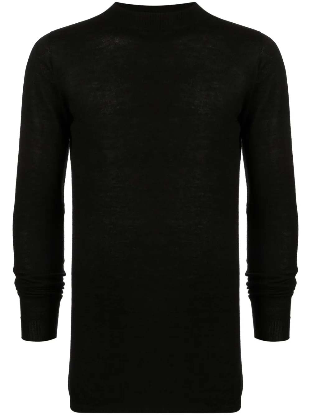 Полупрозрачный кашемировый джемпер Rick Owens, черный
Полупрозрачный кашемировый джемпер Rick Owens, черный