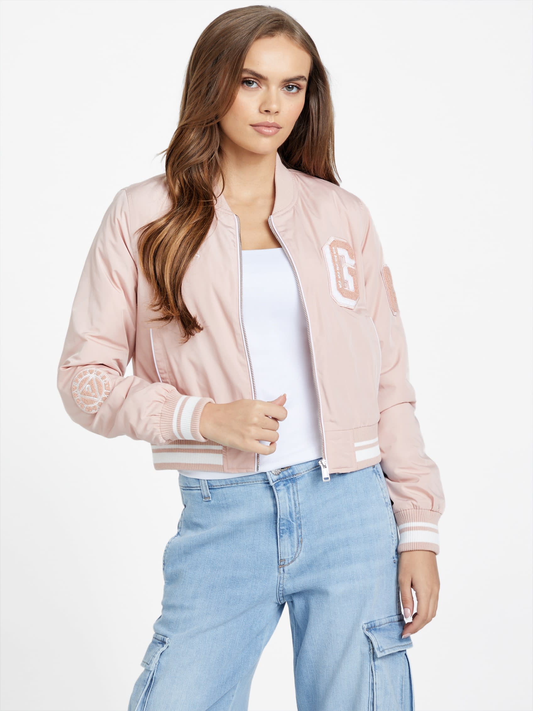 Ралия Варсити Куртка Guess Factory, розовый
Ралия Варсити Куртка Guess Factory, розовый