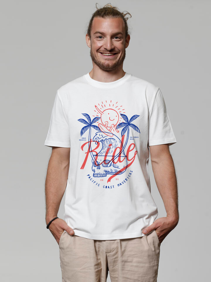Футболка wat Apparel T-Shirt Ride the waves, белый
Футболка wat Apparel T-Shirt Ride the waves, белый