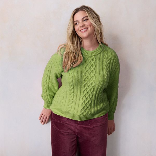 Свитер с косой Plus size Lc Lauren Conrad, Exotic Olive
Свитер с косой Plus size Lc Lauren Conrad, Exotic Olive