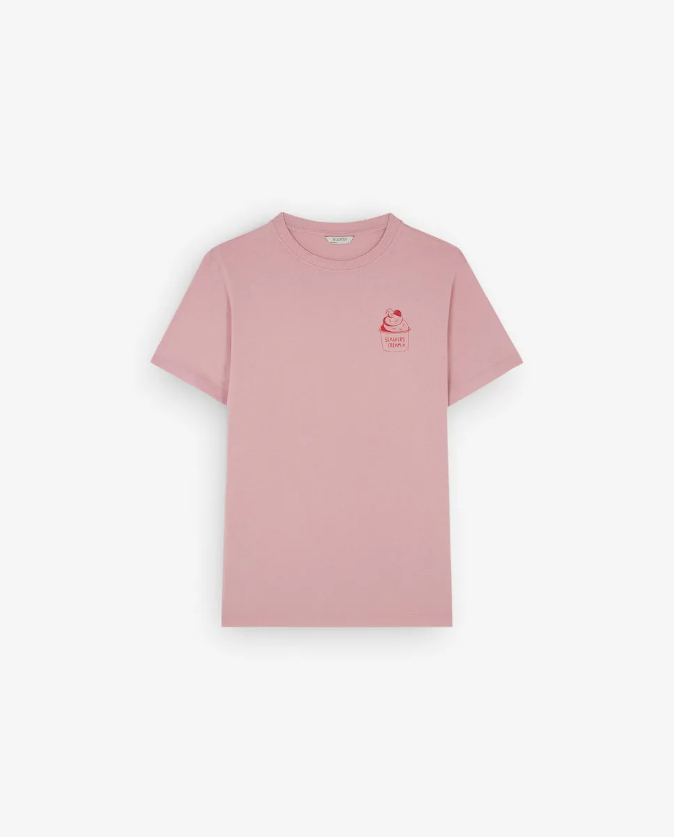 Мужская хлопковая футболка прямого кроя Scalpers, розовый
Мужская хлопковая футболка прямого кроя Scalpers, розовый