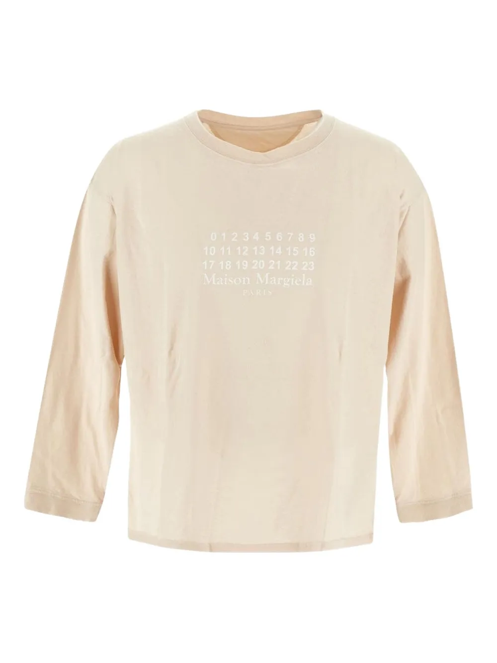 Футболка с длинными рукавами и логотипом Maison Margiela, нейтральный
Футболка с длинными рукавами и логотипом Maison Margiela, нейтральный