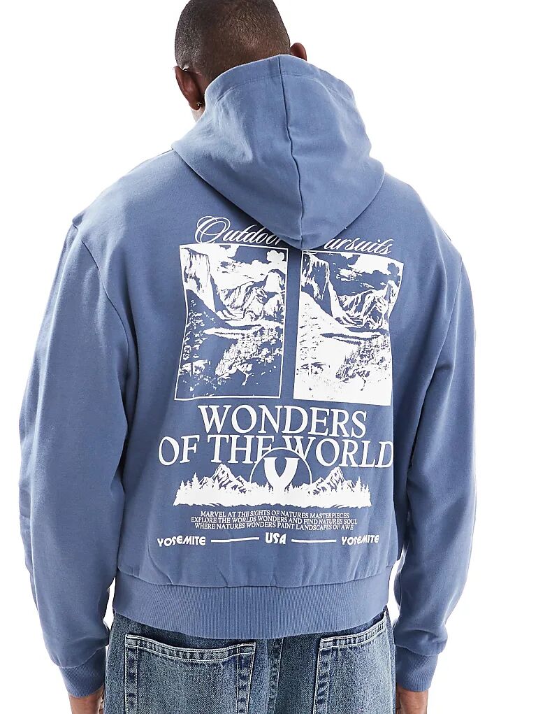 Свободная толстовка с капюшоном oversize с объемным принтом цвета стираный индиго ASOS DESIGN
Свободная толстовка с капюшоном oversize с объемным принтом цвета стираный индиго ASOS DESIGN