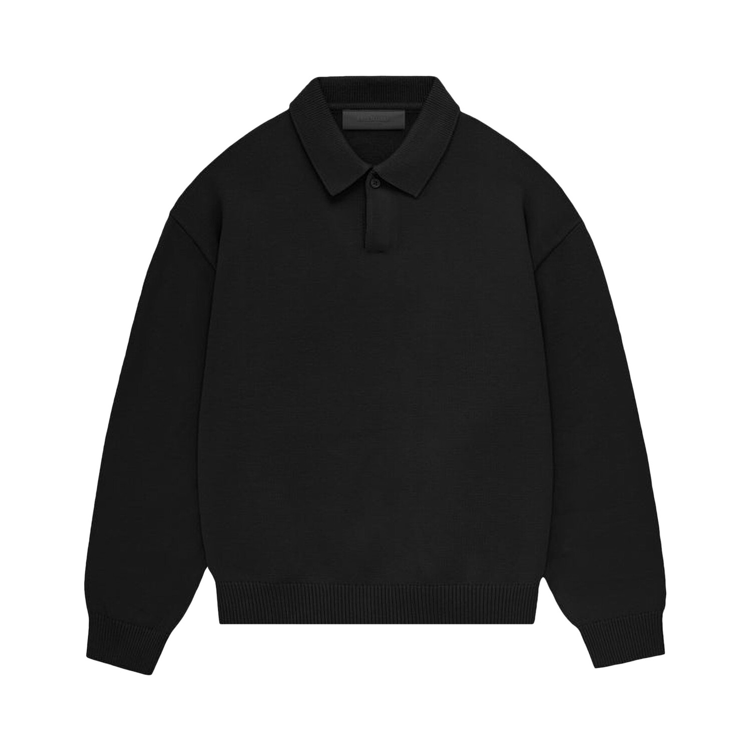 Вязаная рубашка-поло для детей Fear of God Essentials цвета угольно-черного цвета
Вязаная рубашка-поло для детей Fear of God Essentials цвета угольно-черного цвета