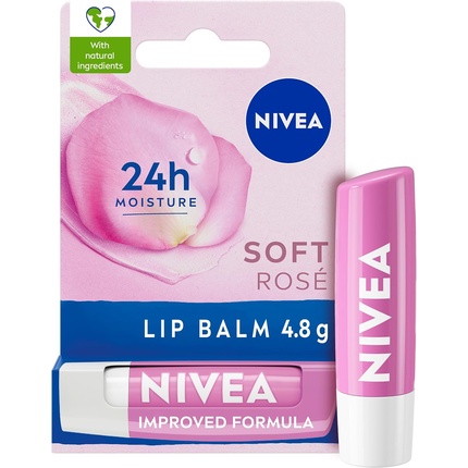 Бальзам для губ NIVEA Soft Rose 4,8 г с маслом ши, натуральными маслами и витаминами
Бальзам для губ NIVEA Soft Rose 4,8 г с маслом ши, натуральными маслами и витаминами
