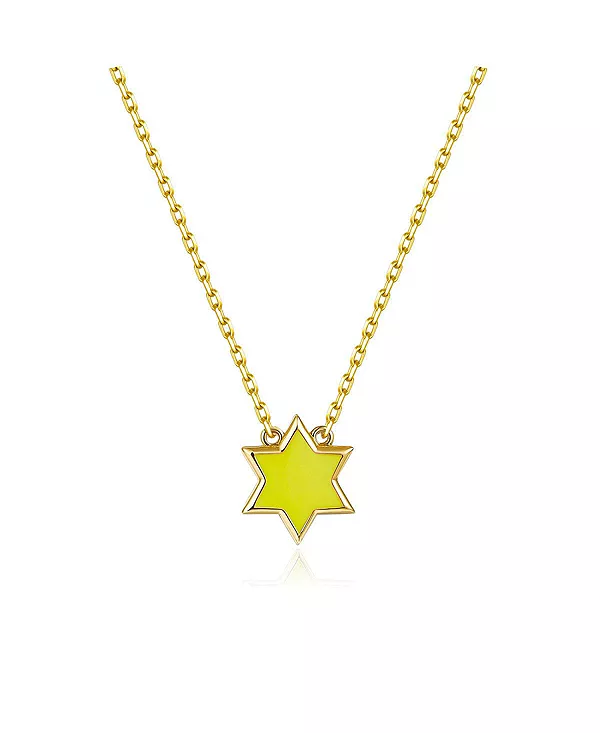 Ожерелье «Маленькая звезда Давида» желтого цвета Anna Zuckerman, yellow
Ожерелье «Маленькая звезда Давида» желтого цвета Anna Zuckerman, yellow