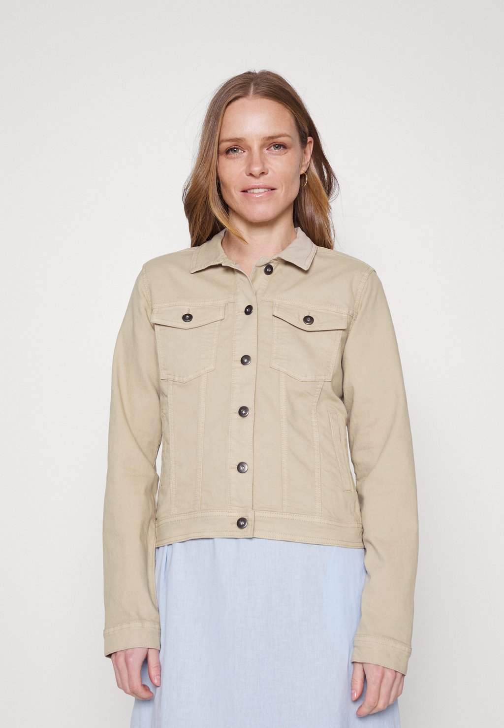 Джинсовая куртка KAZELINA Kaffe, бежевый
Джинсовая куртка KAZELINA Kaffe, бежевый