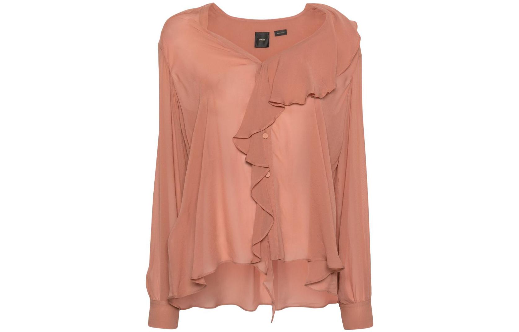 Блузка из жоржета с отделкой в виде рюшей PINKO, розовый
Блузка из жоржета с отделкой в виде рюшей PINKO, розовый