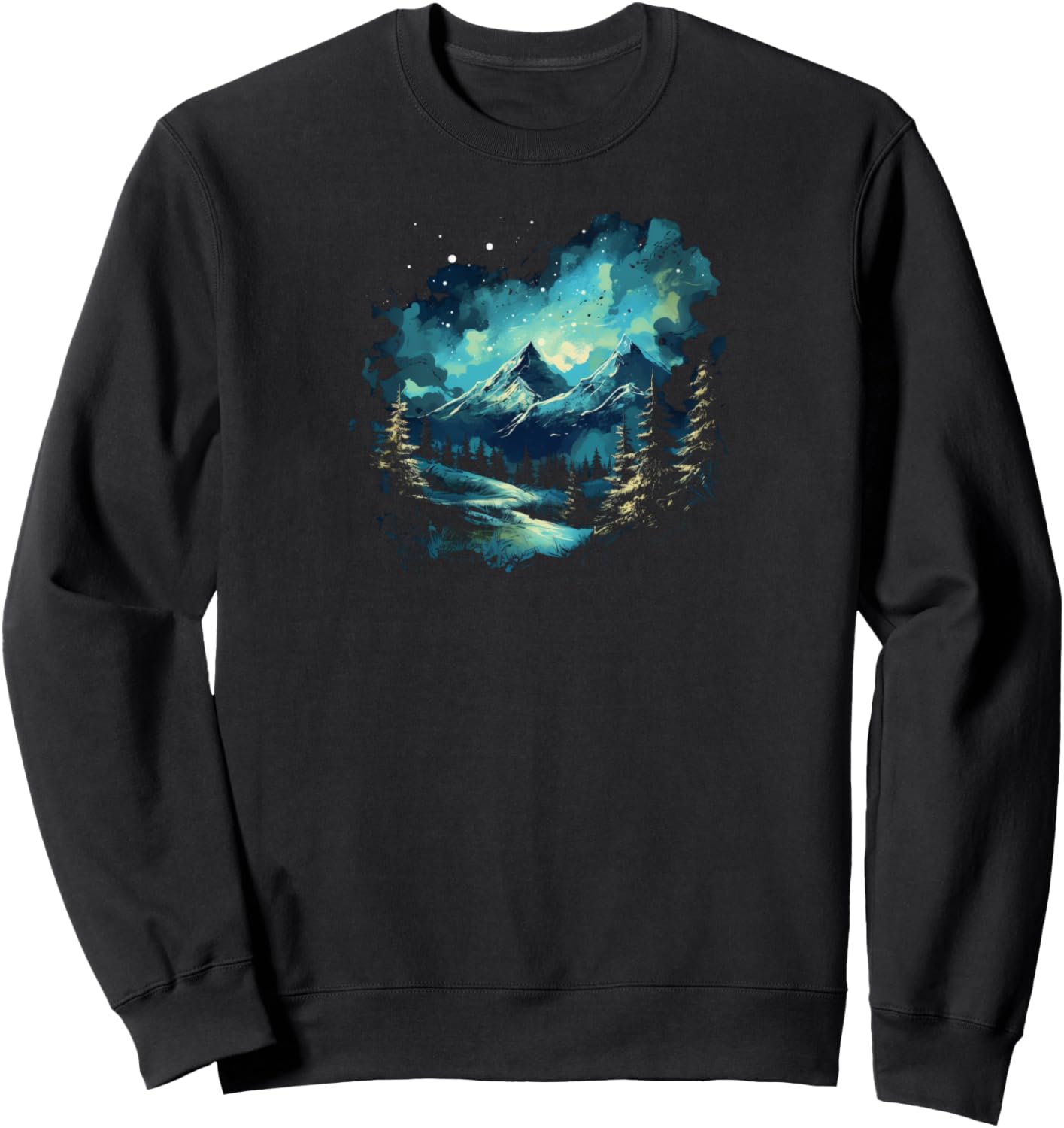 Толстовка с изображением безмятежного горного пейзажа Mountain Landscape Apparel, черный
Толстовка с изображением безмятежного горного пейзажа Mountain Landscape Apparel, черный