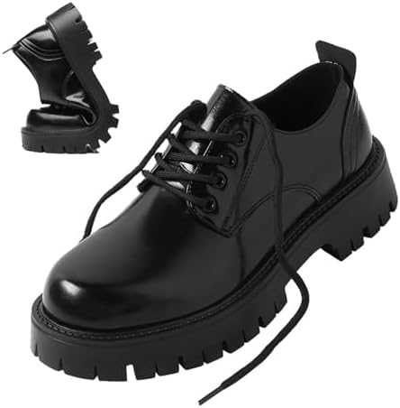 Мужские кожаные туфли-оксфорды на шнуровке с платформой, круглым носком, массивным каблуком и рифленой подошвой, с мягкой стелькой, дерби, повседневные, классические и офисные деловые туфли Zlnmld, черный
Мужские кожаные туфли-оксфорды на шнуровке с платформой, круглым носком, массивным каблуком и рифленой подошвой, с мягкой стелькой, дерби, повседневные, классические и офисные деловые туфли Zlnmld, черный