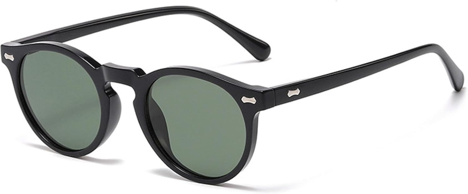 Ретро круглые солнцезащитные очки для женщин, модные, с заклепками, защита от УФ-излучения UV400, для мужчин, панк, темно-зеленые солнцезащитные очки VVTWSSW, Black Dark Green
Ретро круглые солнцезащитные очки для женщин, модные, с заклепками, защита от УФ-излучения UV400, для мужчин, панк, темно-зеленые солнцезащитные очки VVTWSSW, Black Dark Green