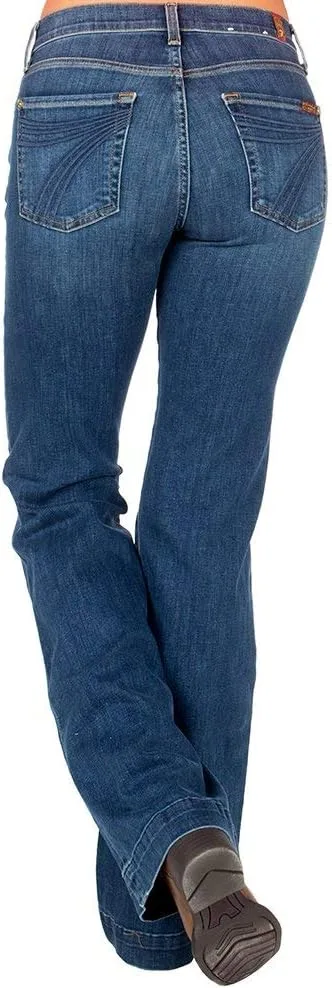 7 for All Mankind Women's Tailorless Dojo Regular Fit Flared Jeans
7 for All Mankind Women's Tailorless Dojo Regular Fit Flared Jeans