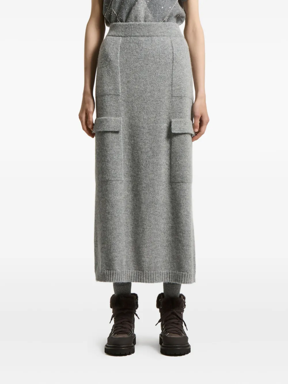 Юбка миди с карманами Peserico, серый
Юбка миди с карманами Peserico, серый