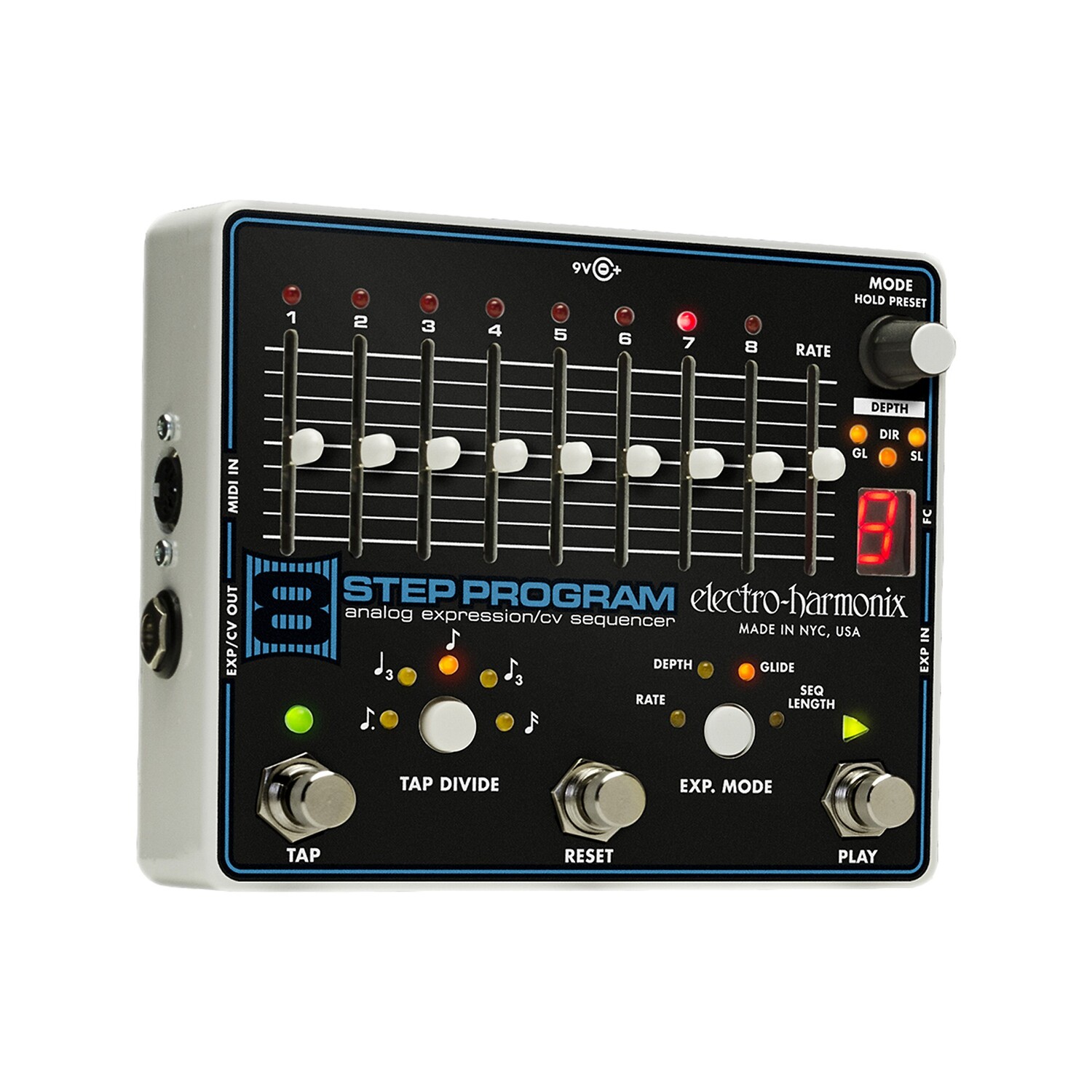 Electro-Harmonix 8-шаговый программный аналоговый секвенсор экспрессии, педаль эффектов для гитары
Electro-Harmonix 8-шаговый программный аналоговый секвенсор экспрессии, педаль эффектов для гитары