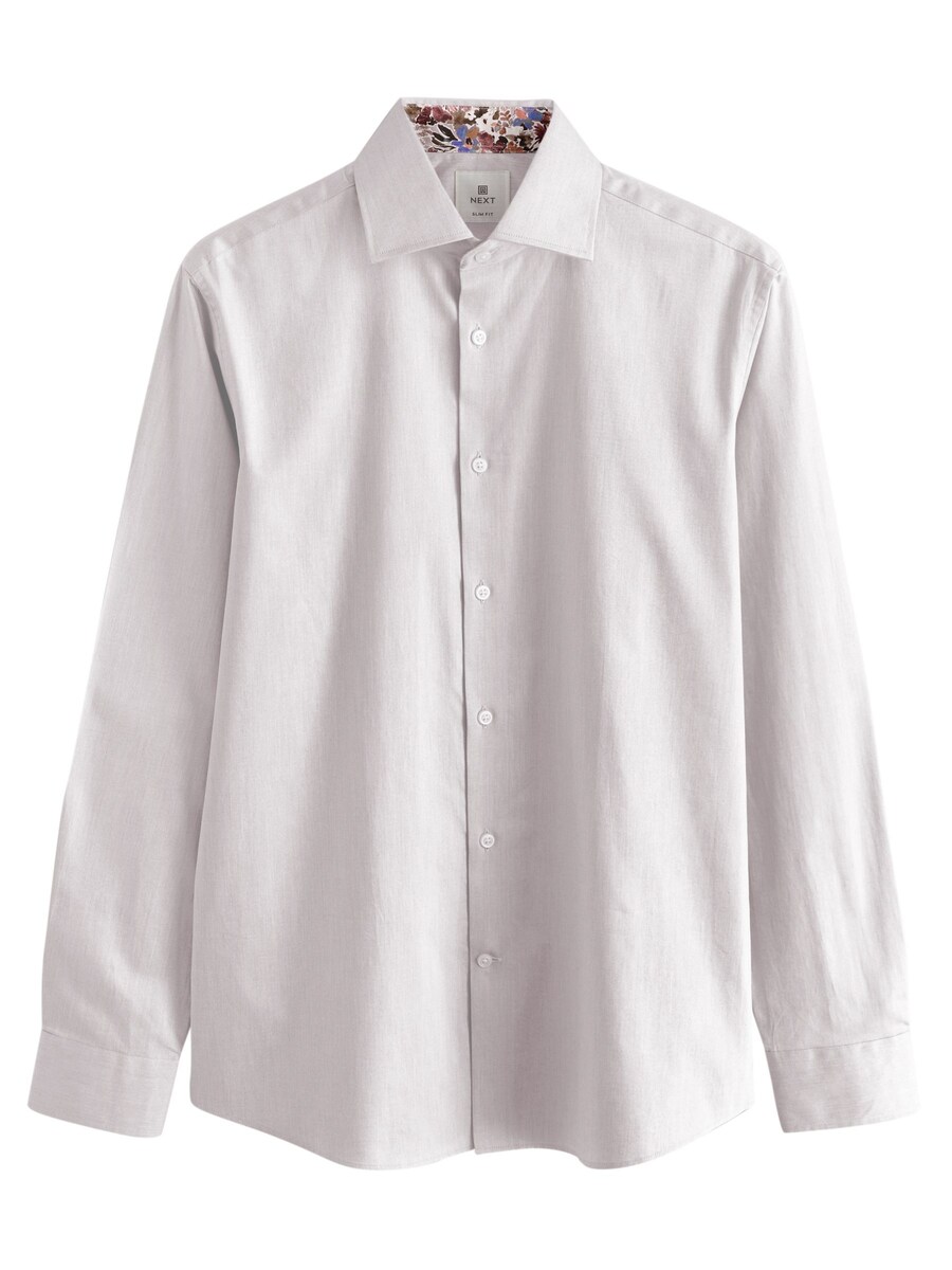 Приталенная рубашка на пуговицах Next, светло-серый
Приталенная рубашка на пуговицах Next, светло-серый