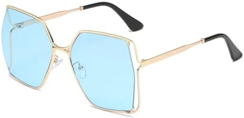 Женские солнцезащитные очки с градиентным переходом цвета, увеличенного квадратного размера, с полыми линзами, винтажные, из сплава, зеленые, с защитой от УФ-излучения UV400 MTZJH, Blue
Женские солнцезащитные очки с градиентным переходом цвета, увеличенного квадратного размера, с полыми линзами, винтажные, из сплава, зеленые, с защитой от УФ-излучения UV400 MTZJH, Blue