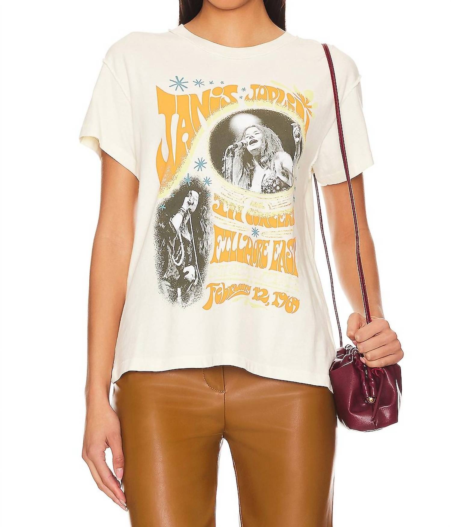 Футболка Janis Joplin In Concert с реверсным принтом в винтажном стиле, цвет Stone DAYDREAMER, Stone Vintage
Футболка Janis Joplin In Concert с реверсным принтом в винтажном стиле, цвет Stone DAYDREAMER, Stone Vintage