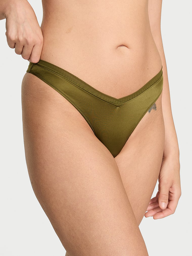 Трусики-Стринги с гладкой сетчатой отделкой Very Sexy, green chameleon
Трусики-Стринги с гладкой сетчатой отделкой Very Sexy, green chameleon