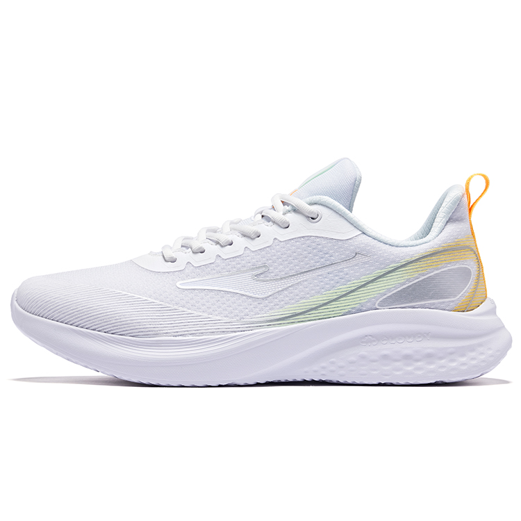 Erke Легкие амортизирующие низкие кроссовки мужские, белые, свеже-зеленые 
Erke Легкие амортизирующие низкие кроссовки мужские, белые, свеже-зеленые