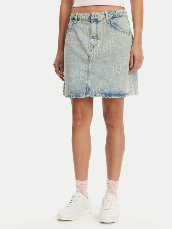 Джинсовая юбка обычного кроя Gami 50534755 Hugo, синий
Джинсовая юбка обычного кроя Gami 50534755 Hugo, синий