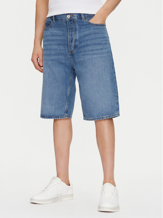 Джинсовые шорты прямого кроя Skate 50539816 Hugo, синий
Джинсовые шорты прямого кроя Skate 50539816 Hugo, синий