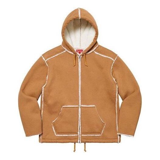 Куртка faux shearling hooded jacket 'tan white' Supreme, бежевый
Куртка faux shearling hooded jacket 'tan white' Supreme, бежевый