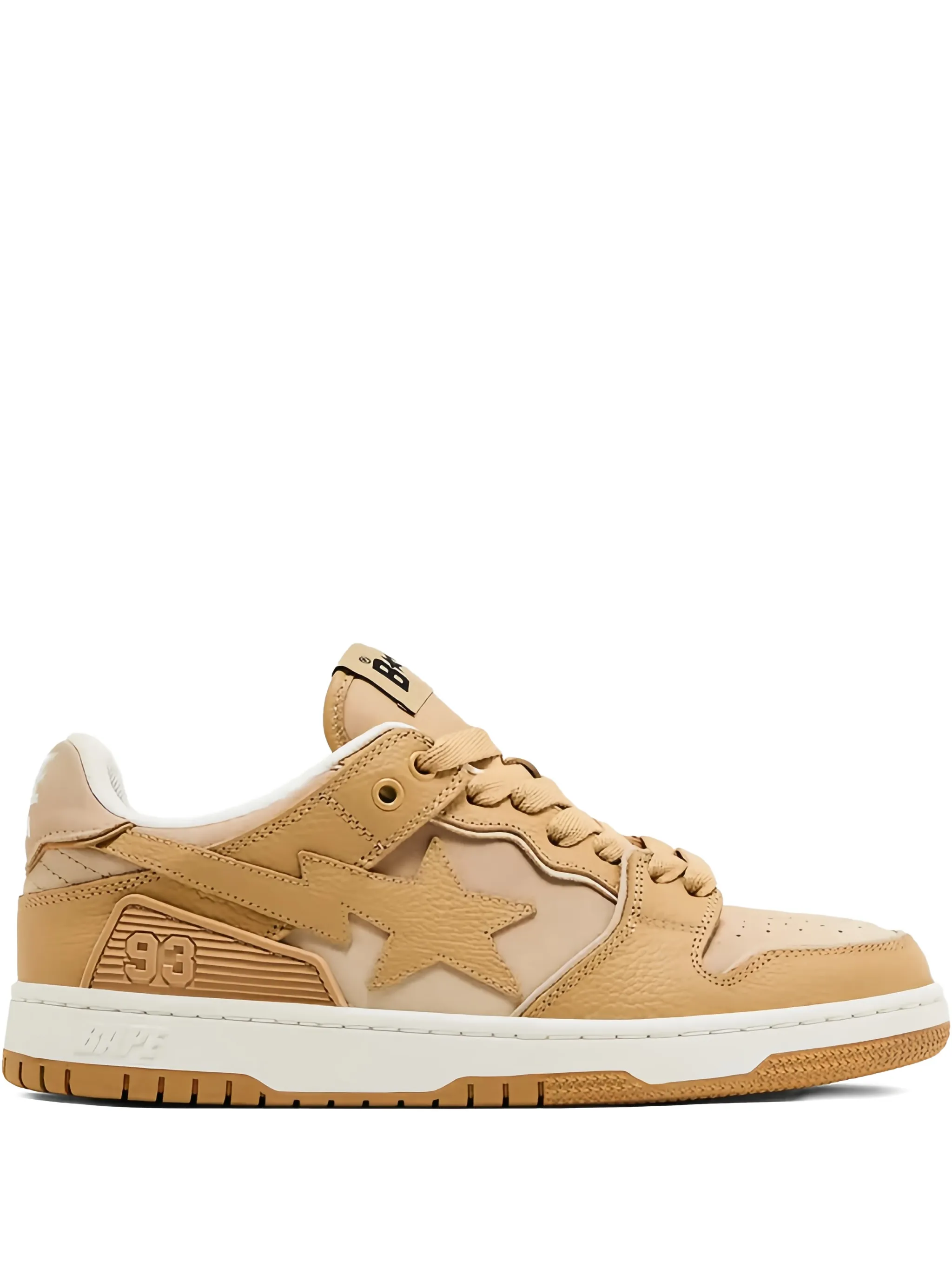 Кроссовки с низким верхом, обшитые панелями Sk8 Sta A Bathing Ape, коричневый
Кроссовки с низким верхом, обшитые панелями Sk8 Sta A Bathing Ape, коричневый