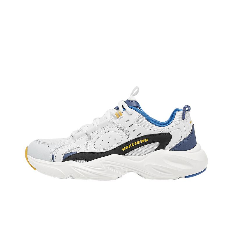 Skechers DLITES Прочные дышащие низкие повседневные туфли мужские белые 
Skechers DLITES Прочные дышащие низкие повседневные туфли мужские белые