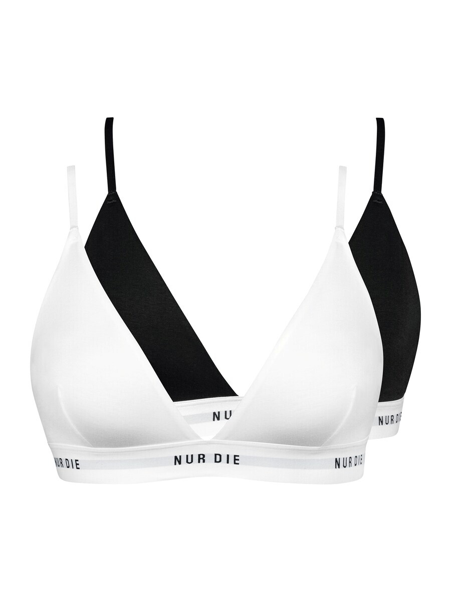 Бюстгальтер Nur Die Triangle Bra Sportiv, черный/белый
Бюстгальтер Nur Die Triangle Bra Sportiv, черный/белый