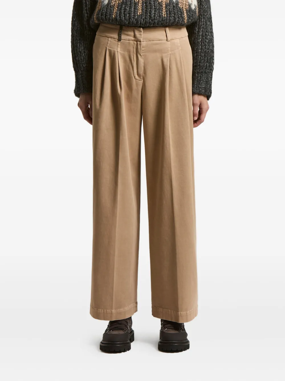 Брюки со складками Peserico, нейтральный
Брюки со складками Peserico, нейтральный