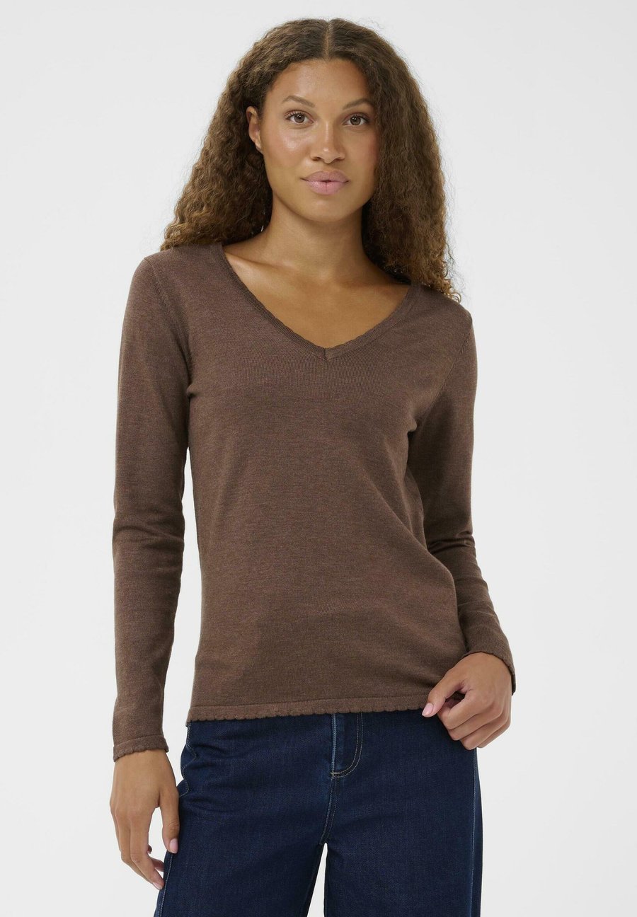 Джемпер Saint Tropez MILASZ LS V-NECK, Fondue Fudge Melange/Brown
Джемпер Saint Tropez MILASZ LS V-NECK, Fondue Fudge Melange/Brown