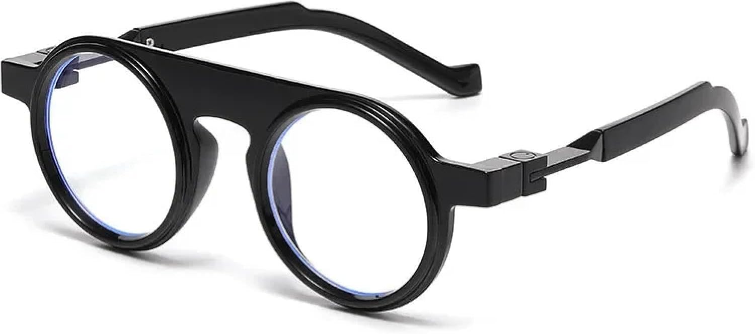 Солнцезащитные очки с защитой от УФ-излучения UV400 | Круглые, в стиле стимпанк | Для женщин и мужчин, для занятий спортом на открытом воздухе и вождения DSVIGF, Black Clear
Солнцезащитные очки с защитой от УФ-излучения UV400 | Круглые, в стиле стимпанк | Для женщин и мужчин, для занятий спортом на открытом воздухе и вождения DSVIGF, Black Clear