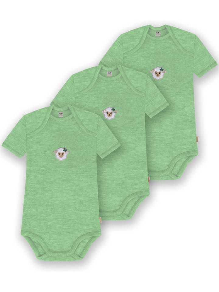 Normani Outdoor Sports Комплект из 3 детских боди с коротким рукавом из мериносовой шерсти, цвет Тауранга, зеленый
Normani Outdoor Sports Комплект из 3 детских боди с коротким рукавом из мериносовой шерсти, цвет Тауранга, зеленый