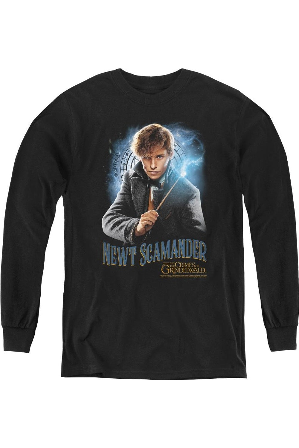 Фантастические твари 2: Монограмма Скамандера Детская футболка с длинным рукавом Gildan, черный
Фантастические твари 2: Монограмма Скамандера Детская футболка с длинным рукавом Gildan, черный