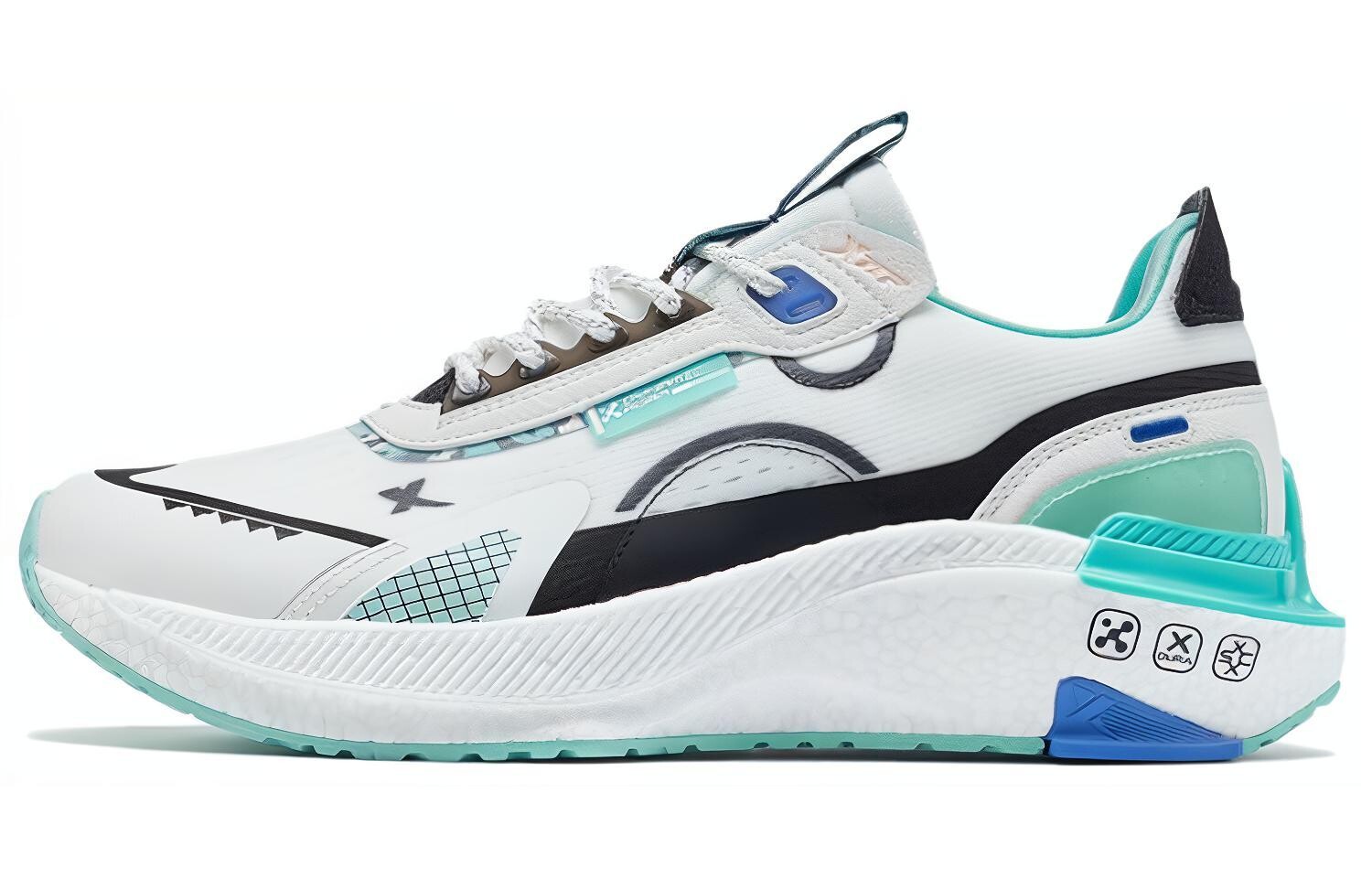 Кроссовки мужские низкие белые/черные Xtep
Кроссовки мужские низкие белые/черные Xtep