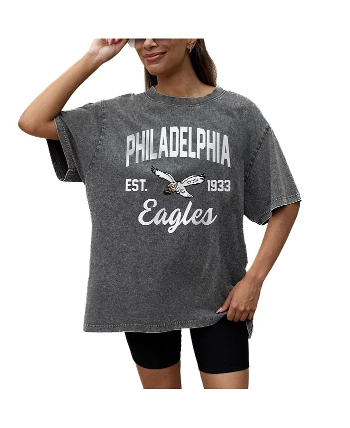 Женская серая футболка свободного кроя Philadelphia Eagles Throwback Snow Wash Gameday Couture
Женская серая футболка свободного кроя Philadelphia Eagles Throwback Snow Wash Gameday Couture
