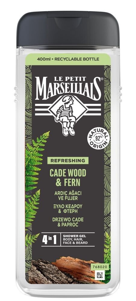 Le Petit Marseillais 3w1 Drzewo Cade гель для душа, 400 ml
Le Petit Marseillais 3w1 Drzewo Cade гель для душа, 400 ml