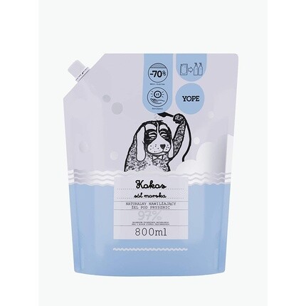 Гель для душа | Кокос и морская соль | Пополнение, Yope