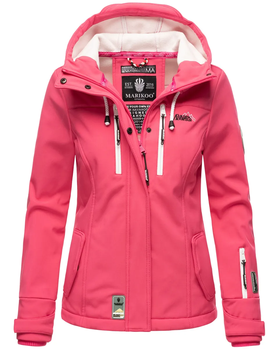 Куртка Marikoo Softshell "Little Zicke", спортивная функциональная куртка, розовый
Куртка Marikoo Softshell "Little Zicke", спортивная функциональная куртка, розовый