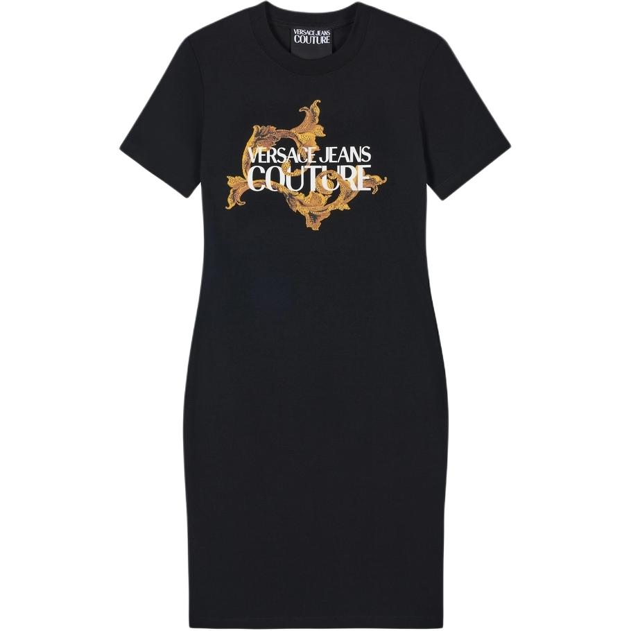 Платье миди с принтом логотипа VERSACE JEANS COUTURE, черный
Платье миди с принтом логотипа VERSACE JEANS COUTURE, черный