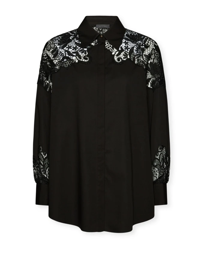 Рубашка с кружевом Elena Mirã², черный
Рубашка с кружевом Elena Mirã², черный