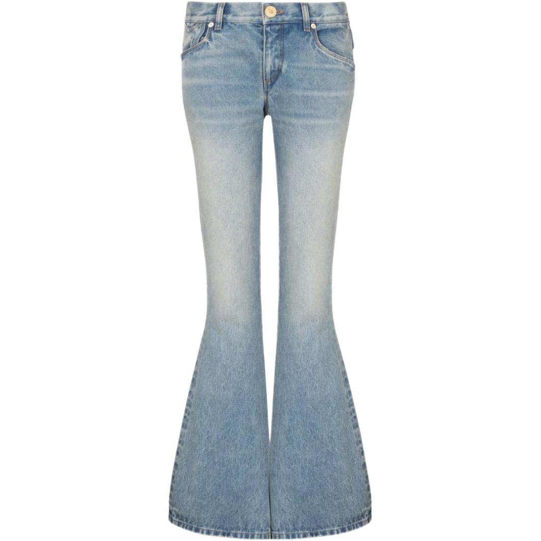 Зауженные джинсы Western Bootcut BALMAIN, синий
Зауженные джинсы Western Bootcut BALMAIN, синий