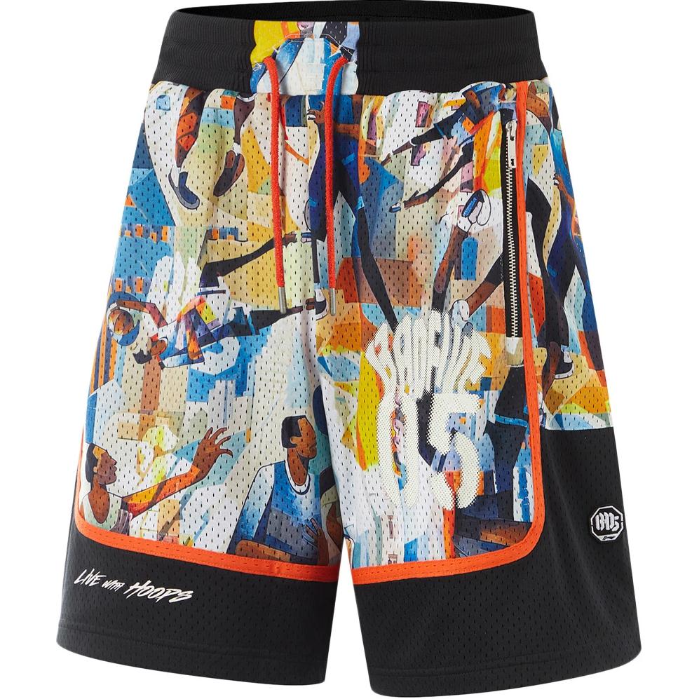 LINING Коллекция Basketball шорты баскетбольные мужские Multicolor Photo Print на черном
LINING Коллекция Basketball шорты баскетбольные мужские Multicolor Photo Print на черном