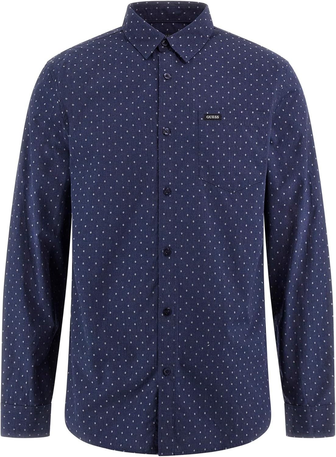 GUESS Мужская рубашка с длинным рукавом Sunset Melange, Blue Melange Micro Dobby
GUESS Мужская рубашка с длинным рукавом Sunset Melange, Blue Melange Micro Dobby