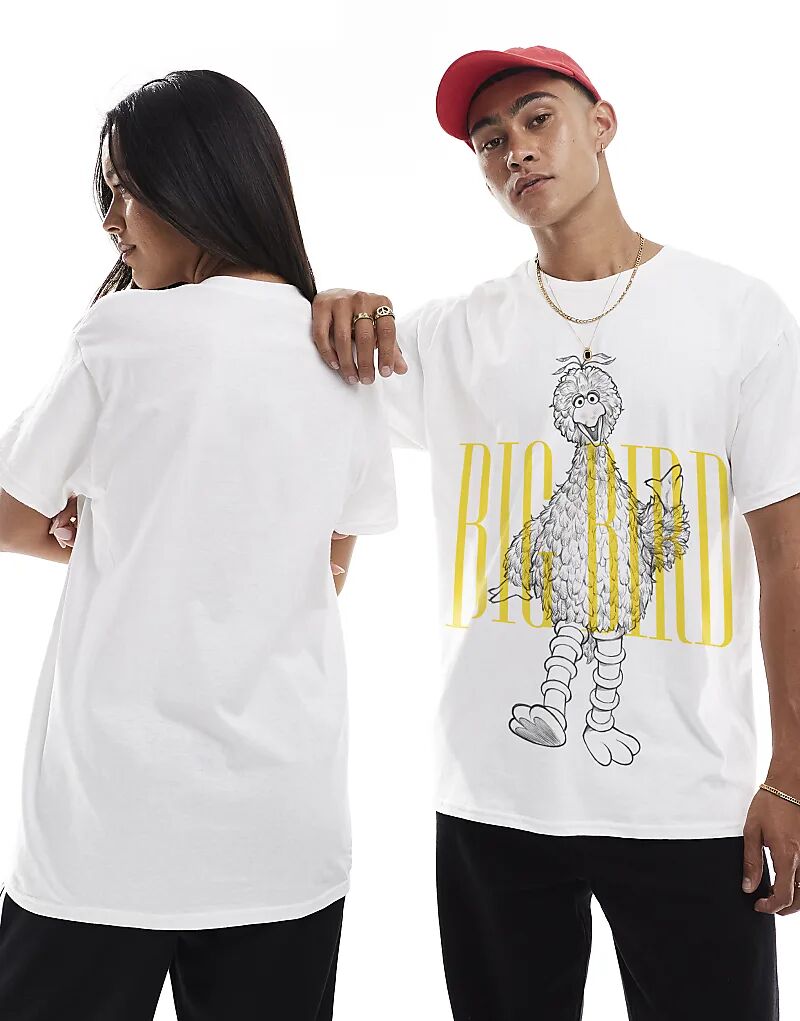 Футболка с рисунком большой птицы белого цвета
Футболка с рисунком большой птицы белого цвета